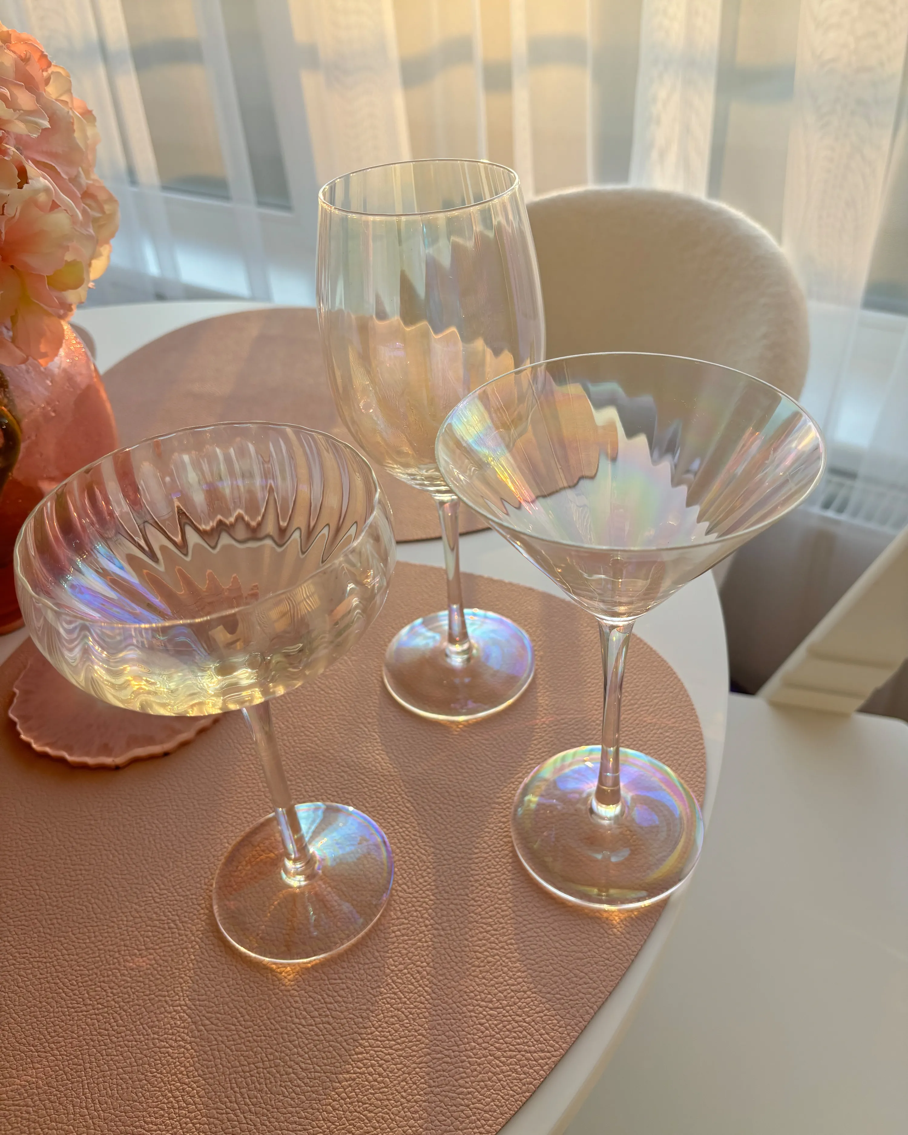 Set van 4 wijnglazen MORGANITE 530 ml Transparant