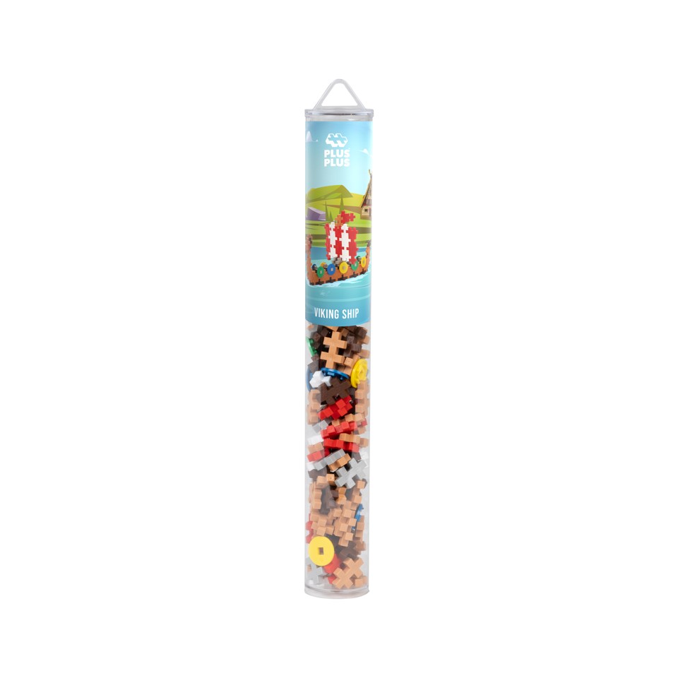 Plus-Plus - Viking Ship / 100 pcs Tube