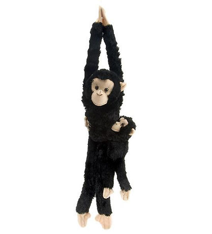 Wild Republic Bamse - H?nge Abe - 18x55 - Chimpanse m. Unge