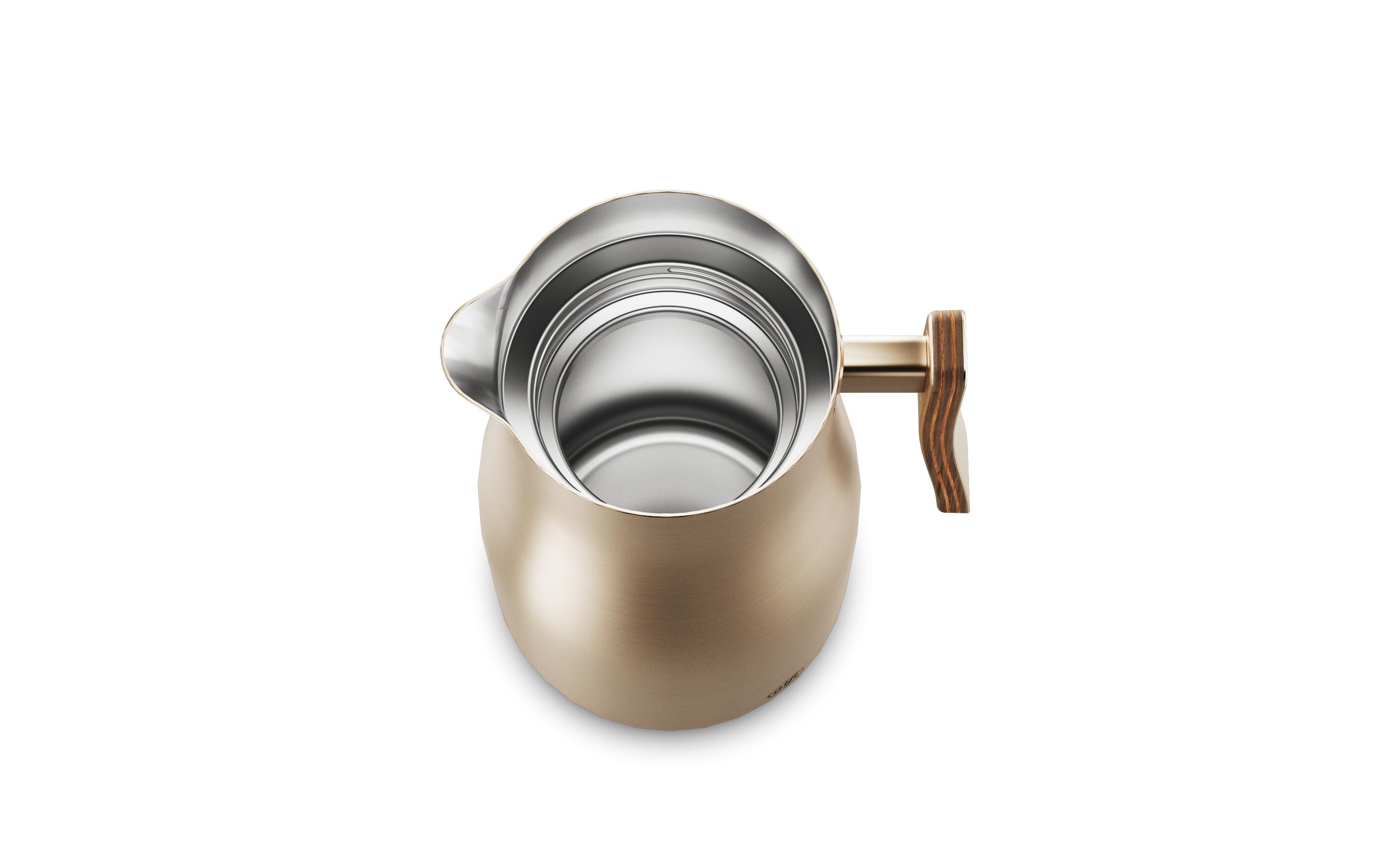 Thermoskanne Studio Allure 1000 ml, GoldKaraffe aus Edelstahl