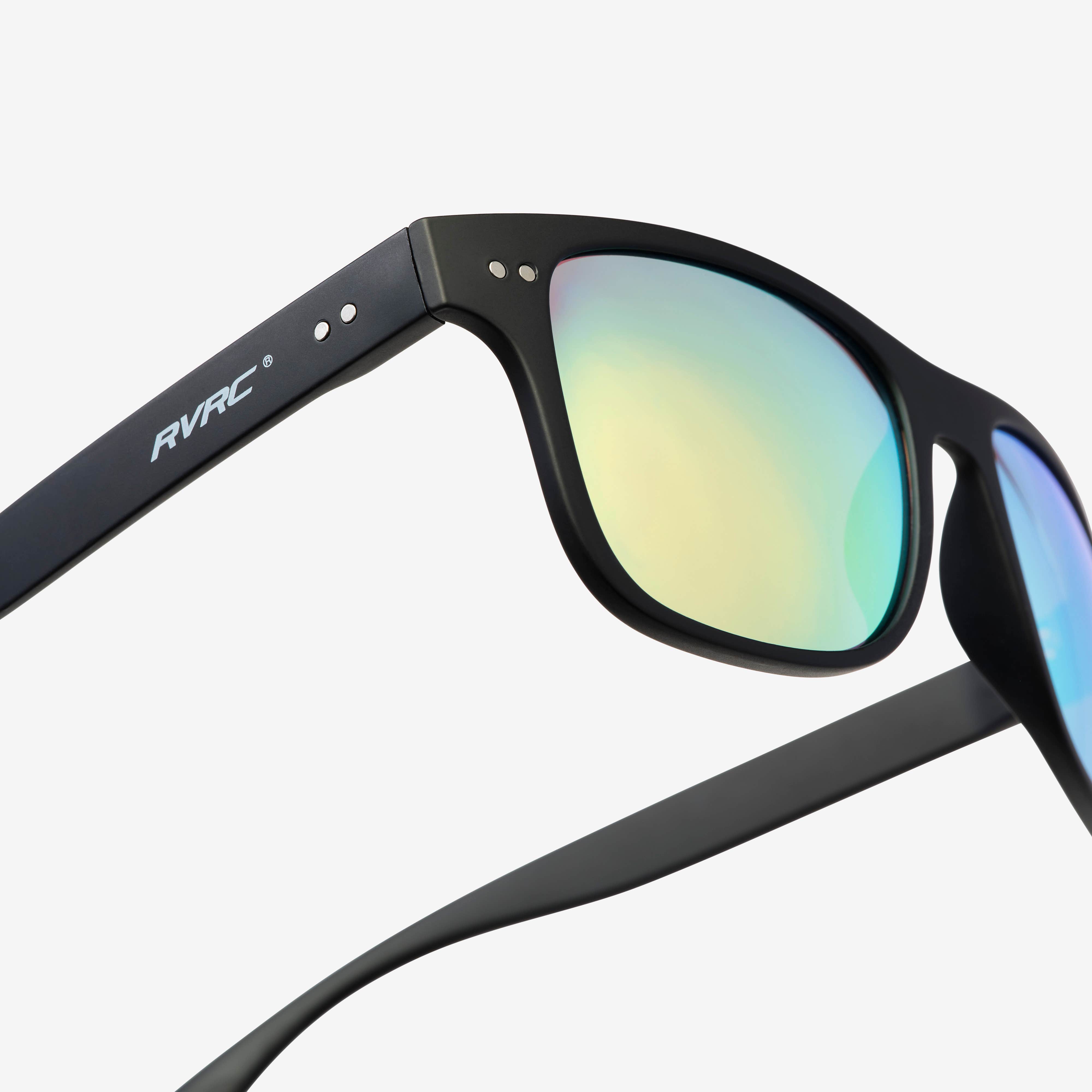 Orion Polarized Sunglasses  Black/Blue Gold