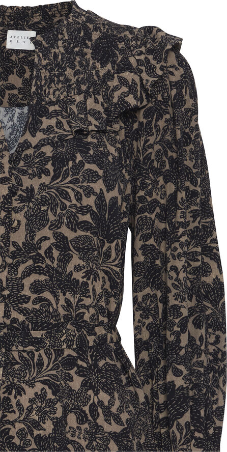 Atelier Rêve IRFINA DR Grey dash flowers