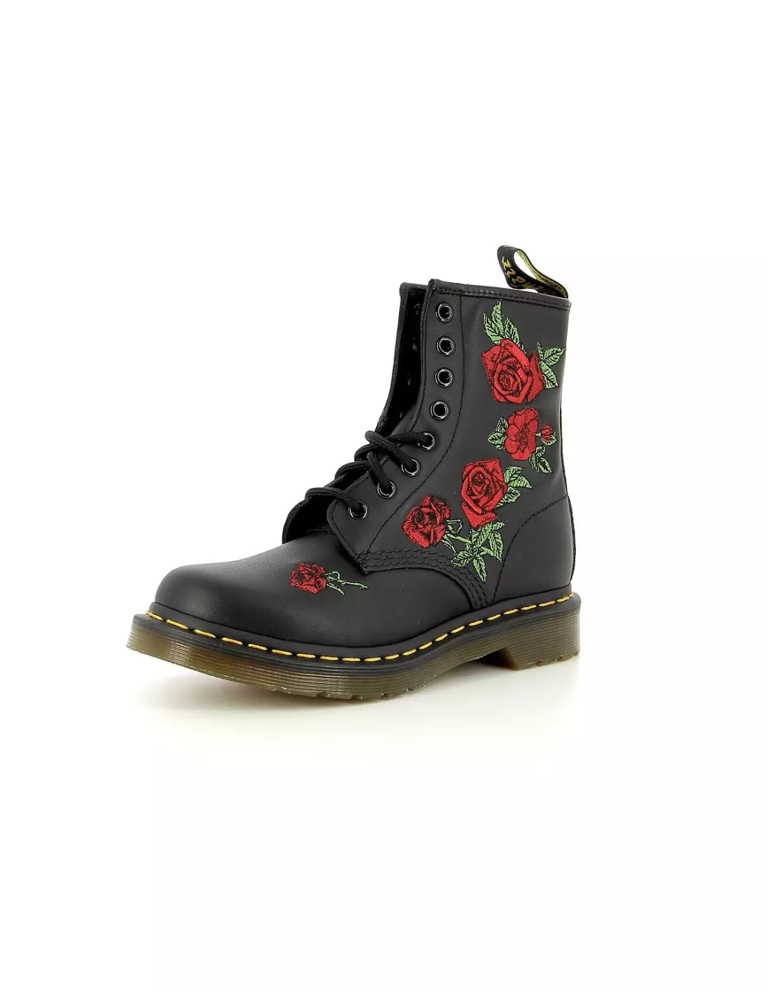DR MARTENS 1460 VONDA FLORAL - Boots & bottines Noirfleur