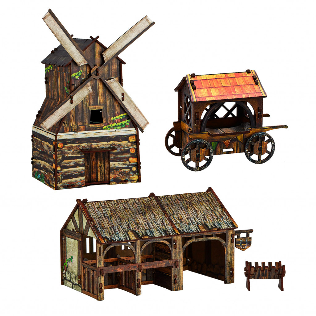 Décors Poland Games - Wooden