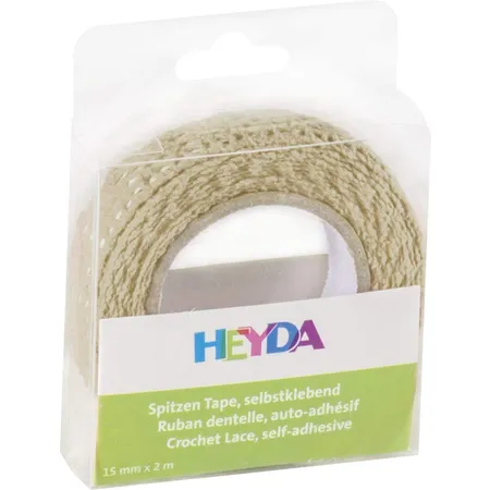 Heyda Spitzen Tape 2 m x 15 mm vanille