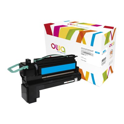Cartouche laser compatible Lexmark C792X2CG - cyan - Owa