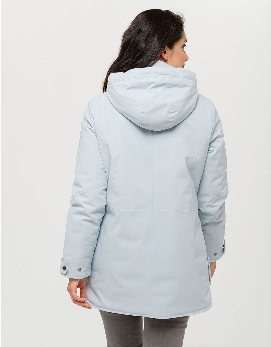 Parka bleu imperméable