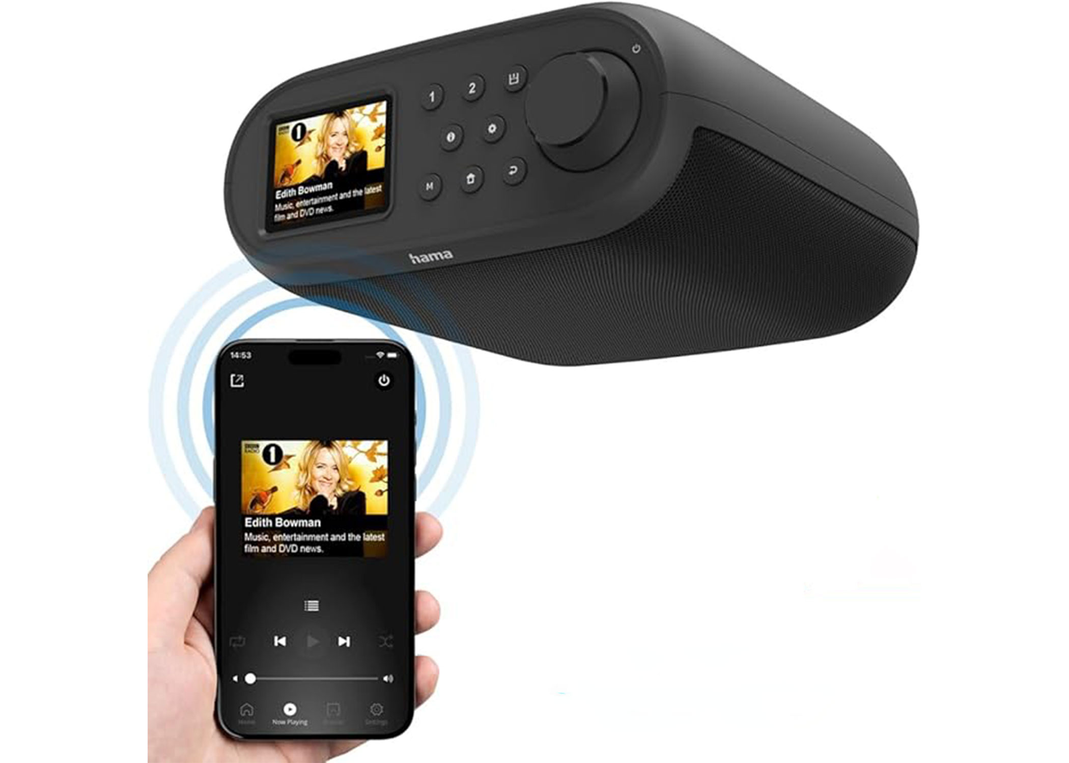 DIR400 Digital- und Internetradio mit DAB  / UKW / FM / Bluetooth / Spotify Lautsprecher Speaker 2.4