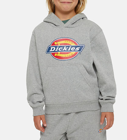 Dickies Kapuzenpullover - Jugendlogo - Heather Grau