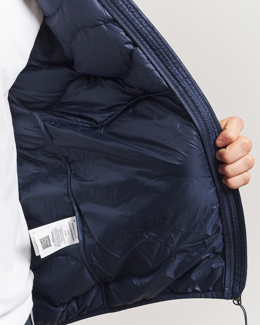 Peak Performance Helium Down Hooded Jacket Blue Shadow