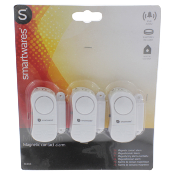 Smartwares Mini Alarm Deuralarm en Raamalarm SC07/3 3 stuks