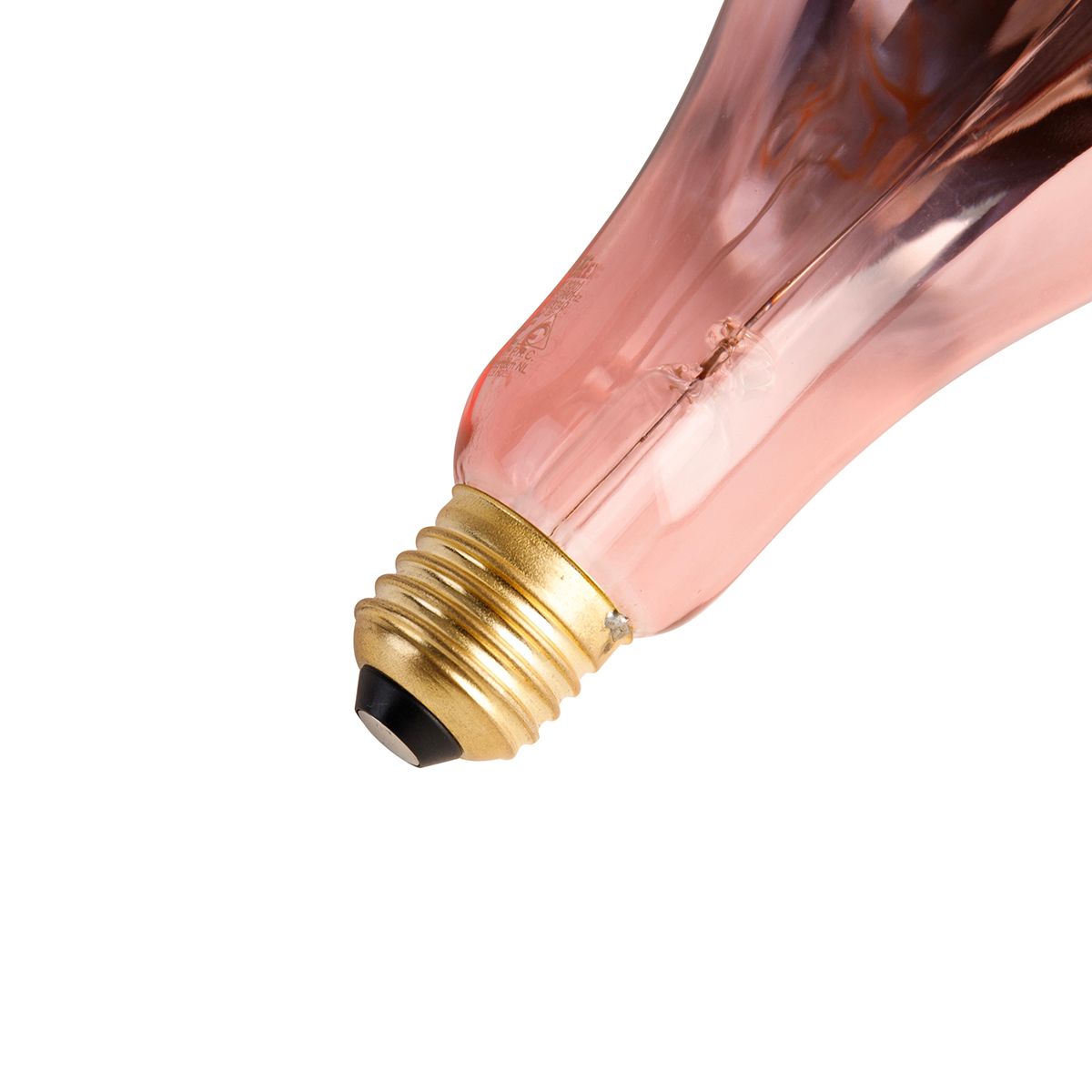 E27 dimbare LED lamp A165 roze 6W 80 lm 1800K