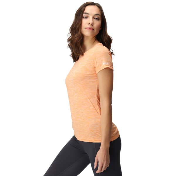 T-shirt randonnée REGATTA W FINGAL EDITION APRICOT CRUSH