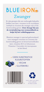 Blue Iron Vloeibaar IJzer Zwanger 250ML