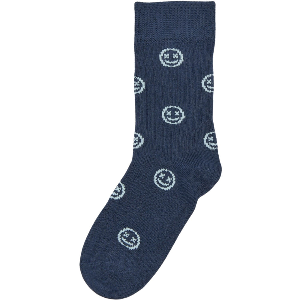 Køb minipop® Navy Blue Mark Bambus Strømpe