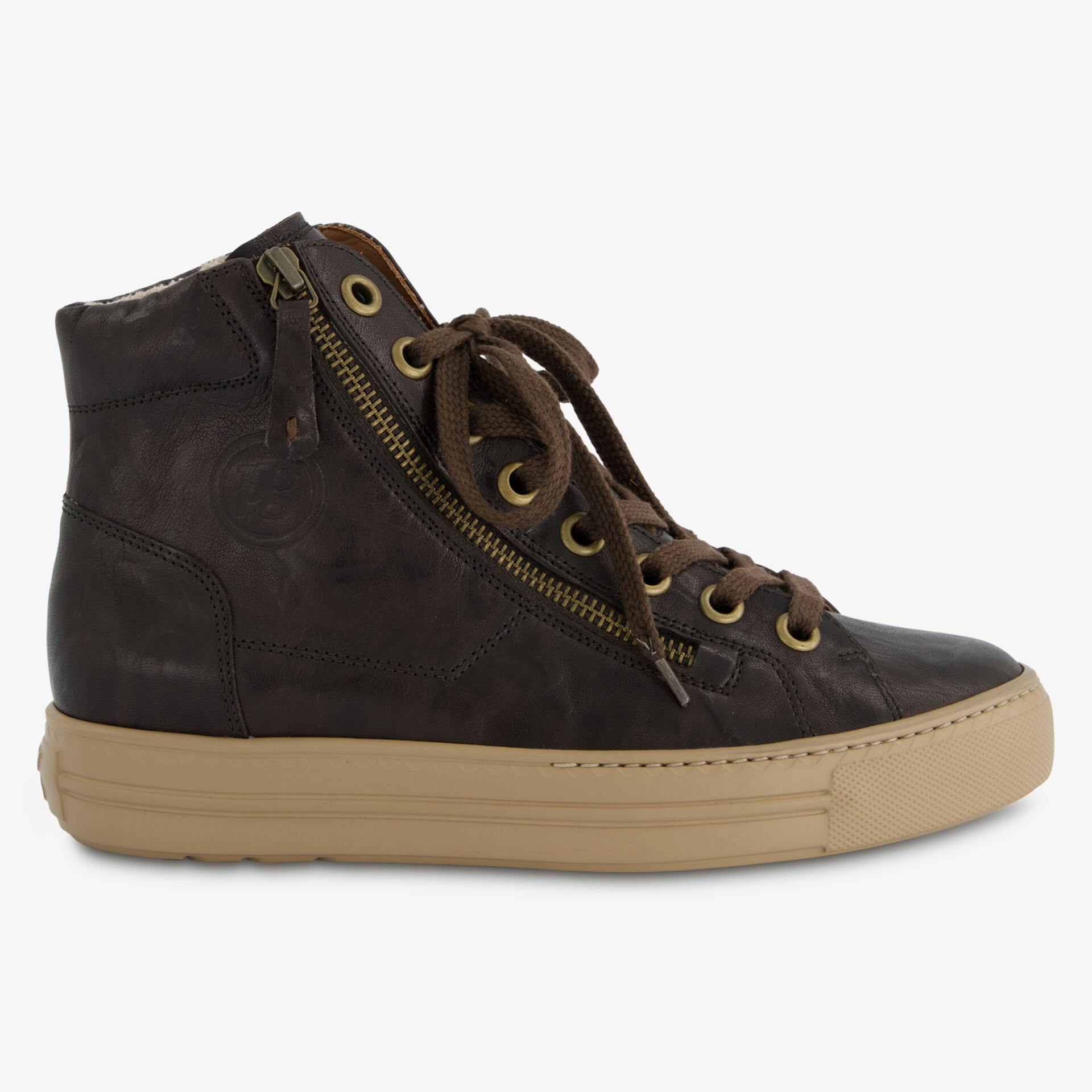 paul green Damen Schnürstiefeletten braun