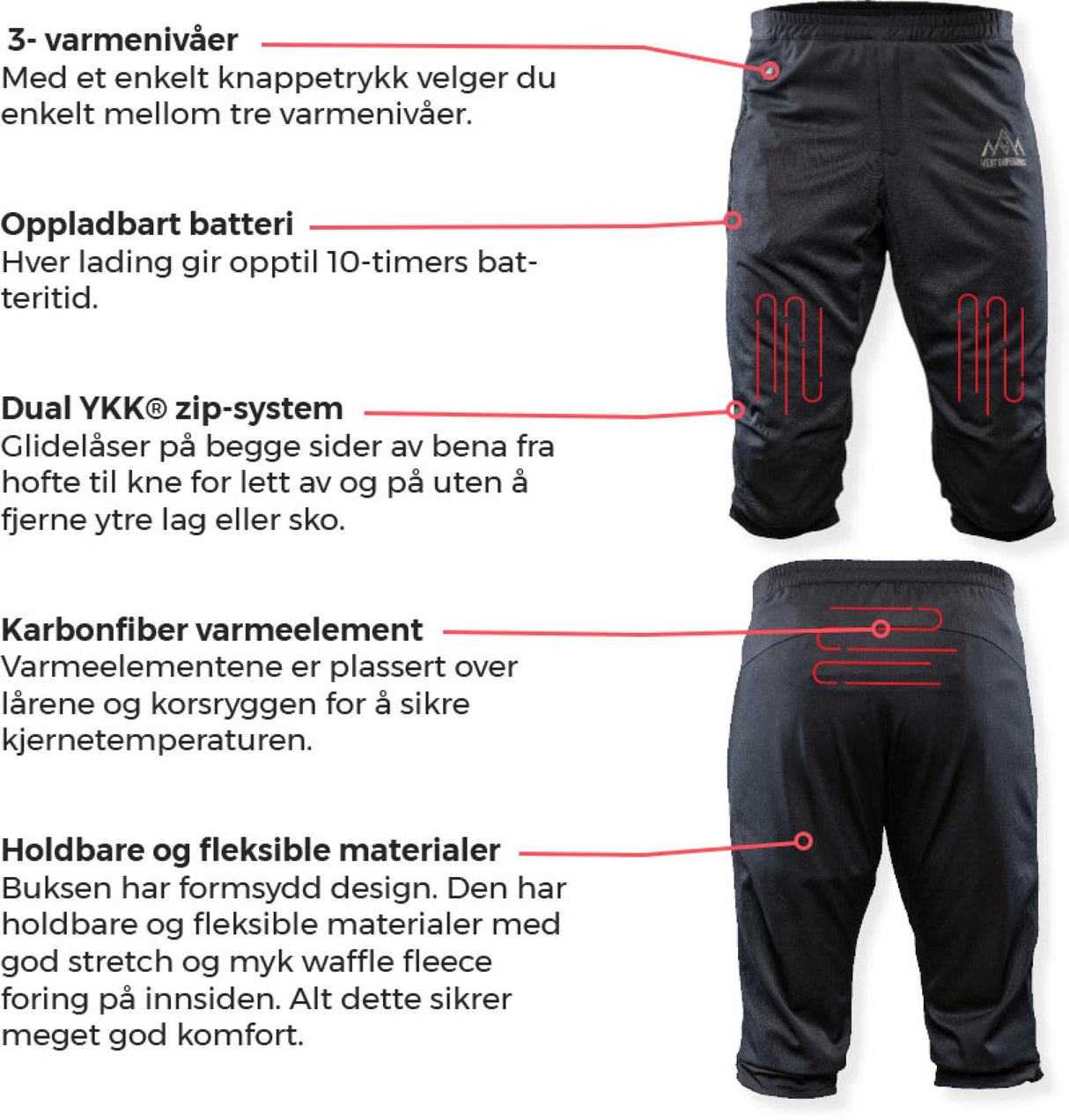 Heat Experience<br>Heated Knee Pants