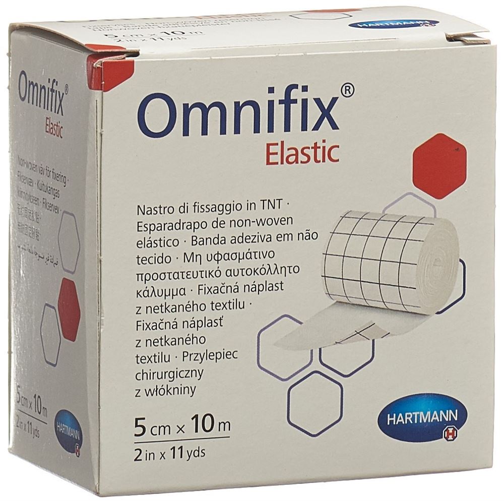 Omnifix Fixationsvlies 5cmx10m elastic weiss 1 Stk