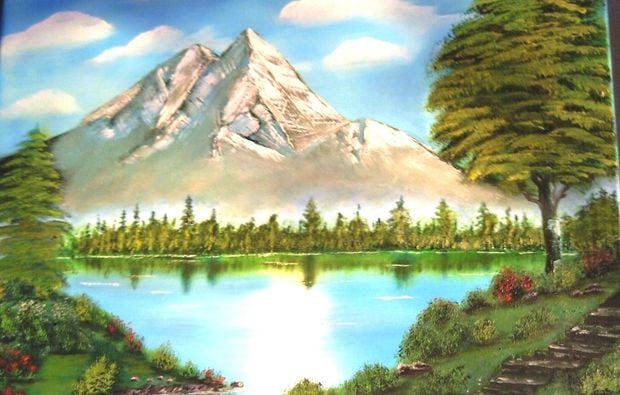 Bob Ross ® Malkurs Worms  als Geschenkidee