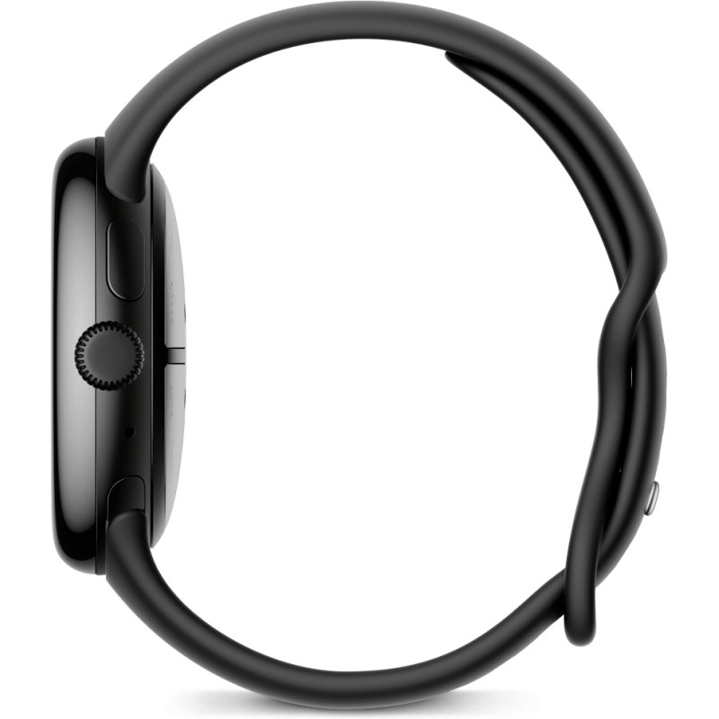 Google Pixel Watch 3 AMOLED 45 mm Numérique Écran tactile 4G Noir Wifi GPS (satellite)