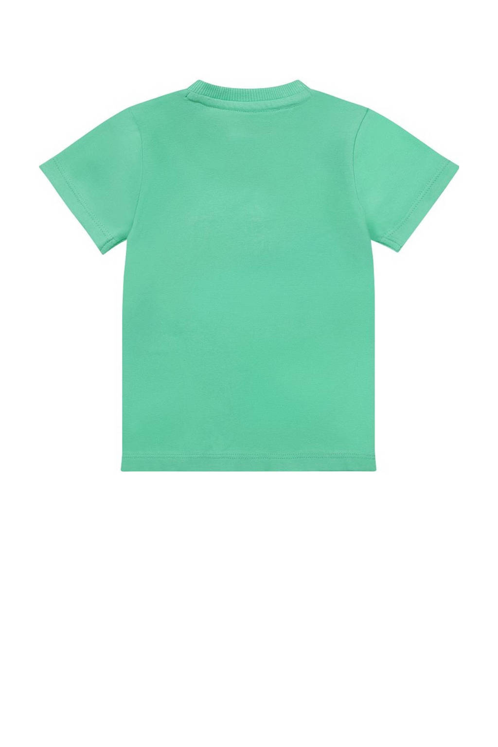 Dirkje T-shirt T-shirt ss met tekst groen
