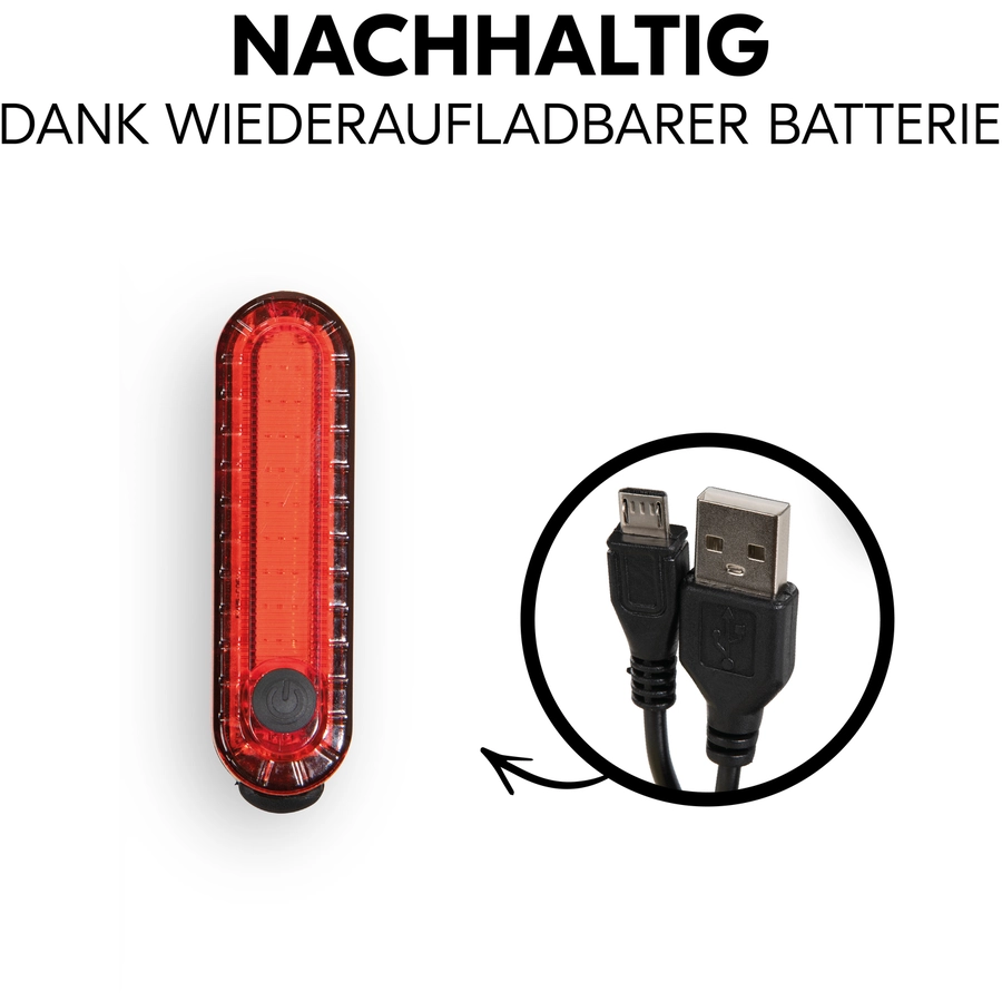 hauck LED Rear Light Black