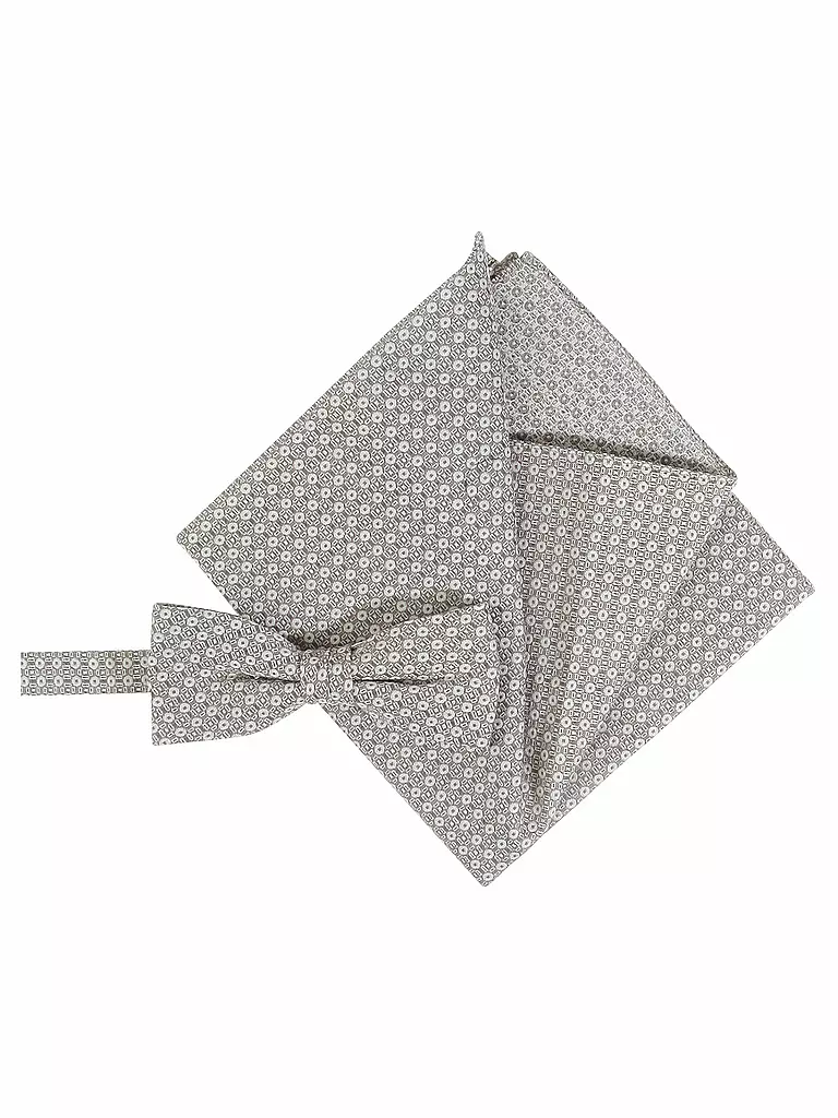 CG - CLUB OF GENTS Geschenkset mit Masche und Stecktuch beige