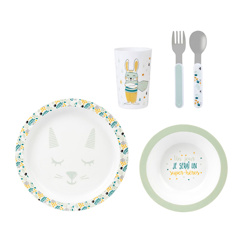 Set repas lapin enfant