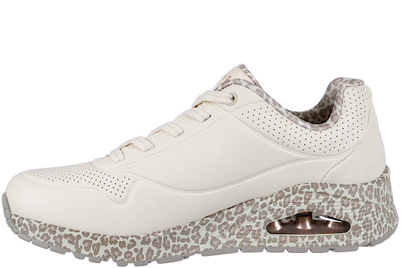 SKECHERS UNO SAFARI TIME BEIGE SNEAKER
