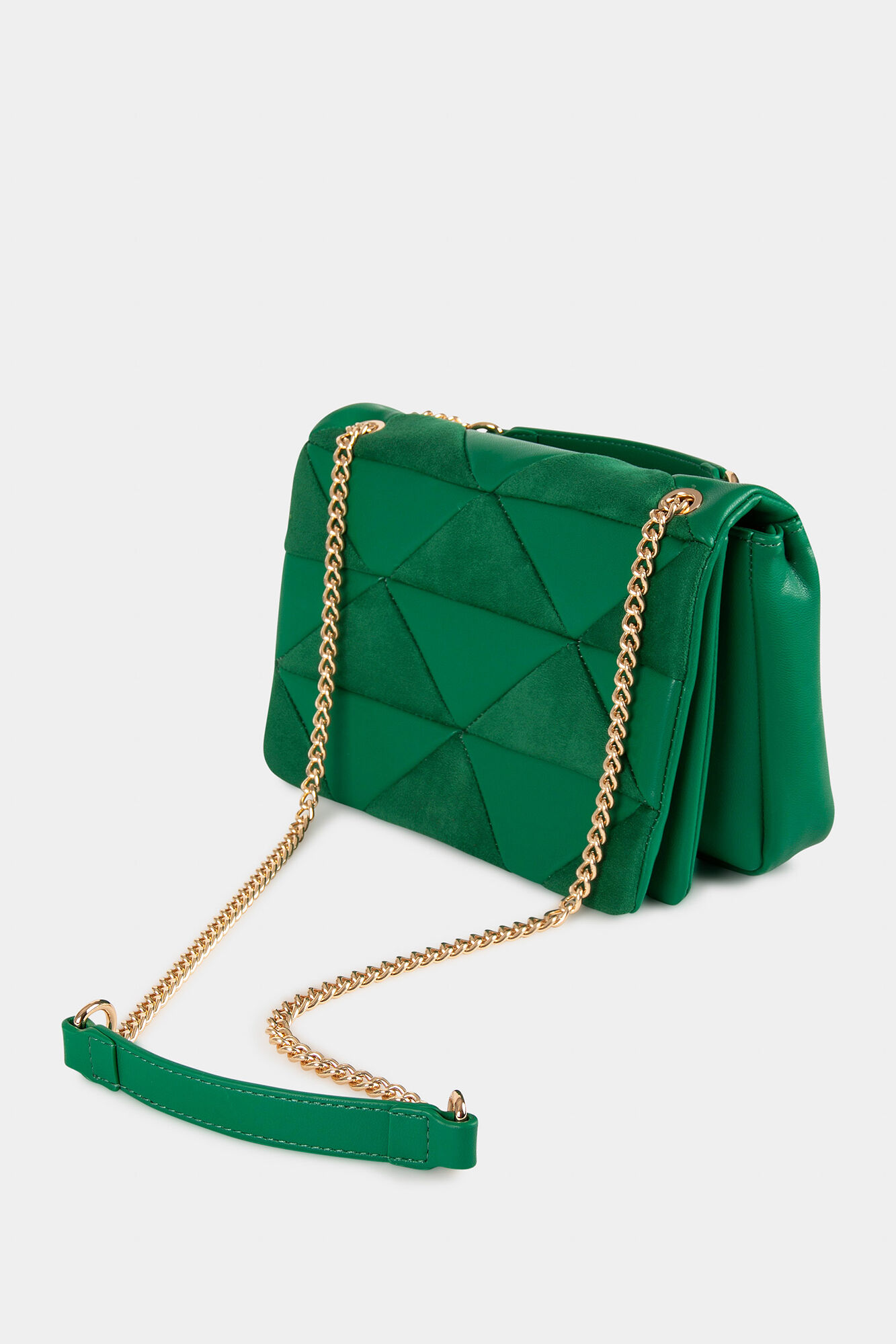 Bolsa cartera de mão bandolera cadena - Verde