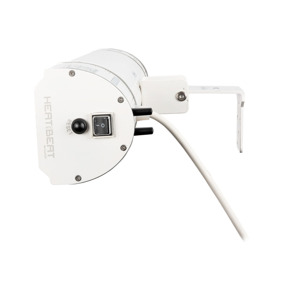 Eurom Heat and Beat - Hangende terrasverwarmer - Wit - 2000 W
