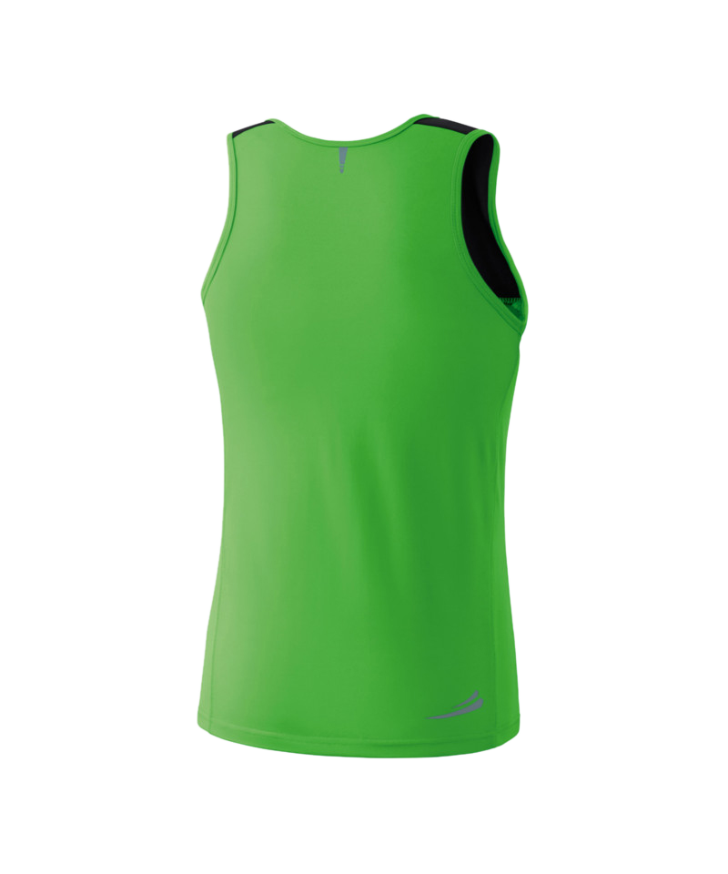 Erima Race Line Running Singlet Hellgrün Schwarz