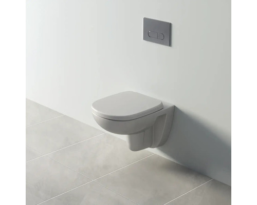 Ideale STANDARD toiletzitting Eurovit Plus Compact wit met soft-close mechanisme T679901
