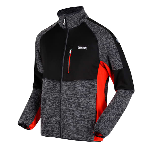 Veste polaire randonnée REGATTA COLADANE II RHINO/BLACK