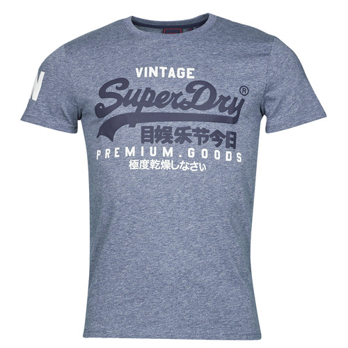 Superdry - VL TEE - Bleu