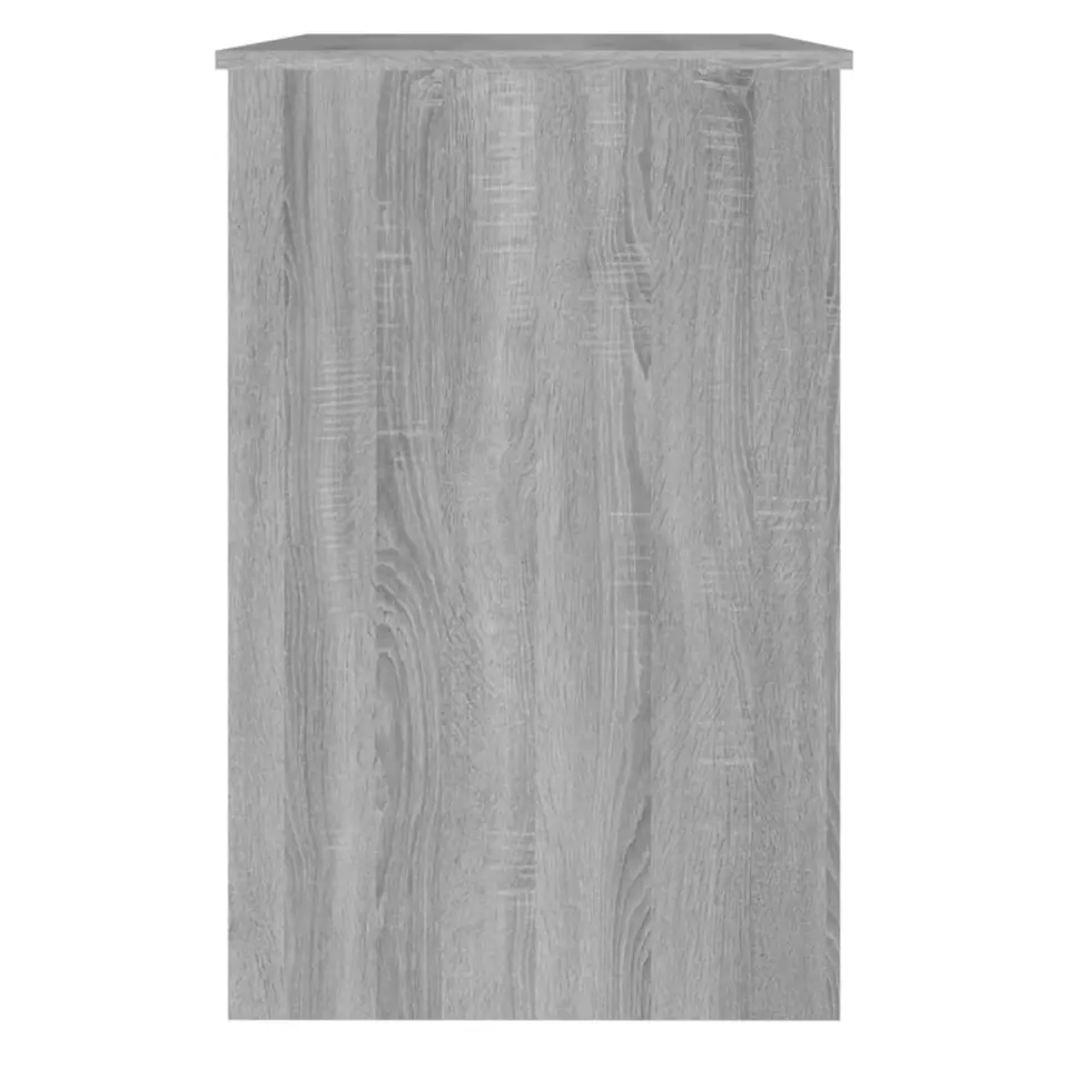 vidaXL - Bureau - Grijs - Bewerkt hout