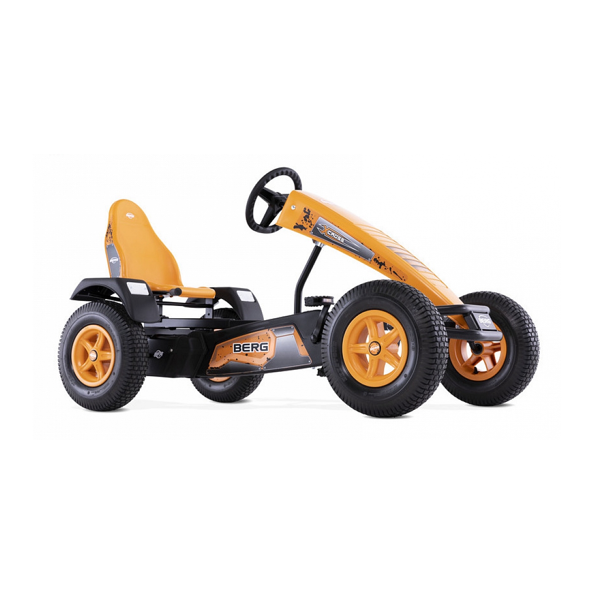 Kart à pédales x-cross bfr orange