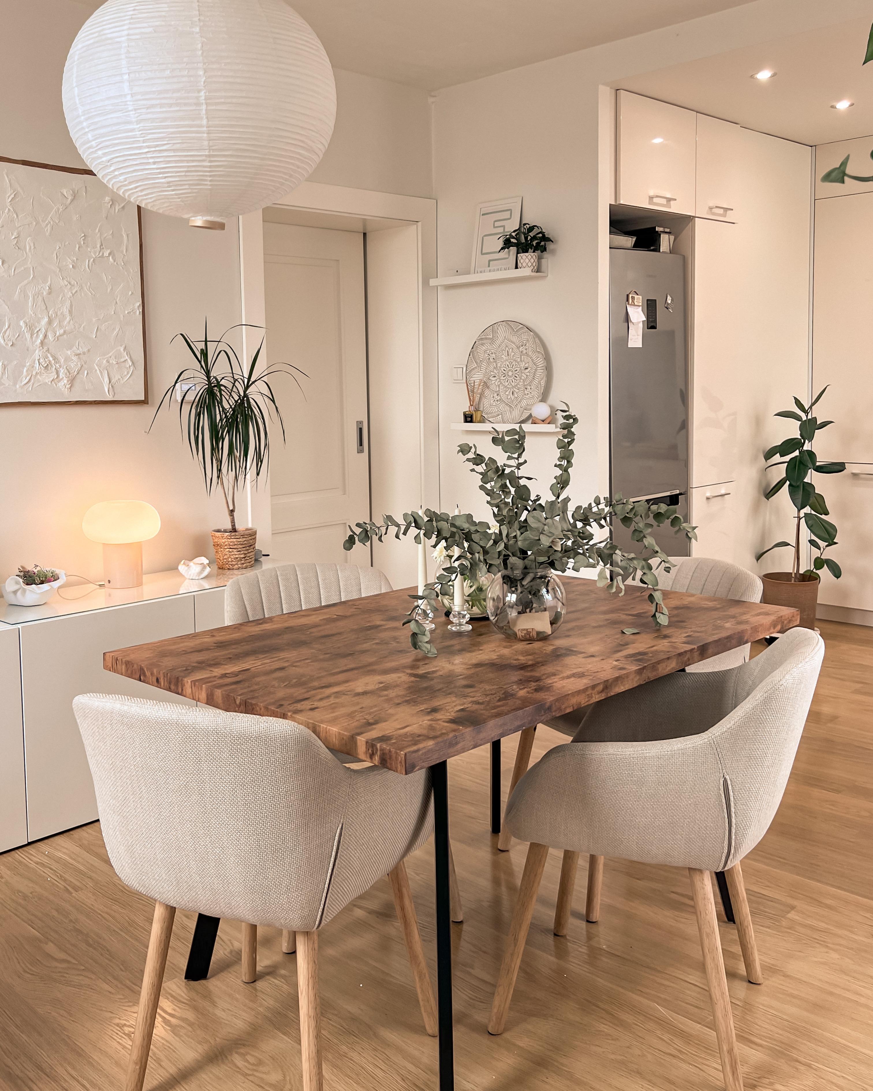 Eettafel uitschuifbaar HARLOW Donkerbruin 90 cm 140/180 cm