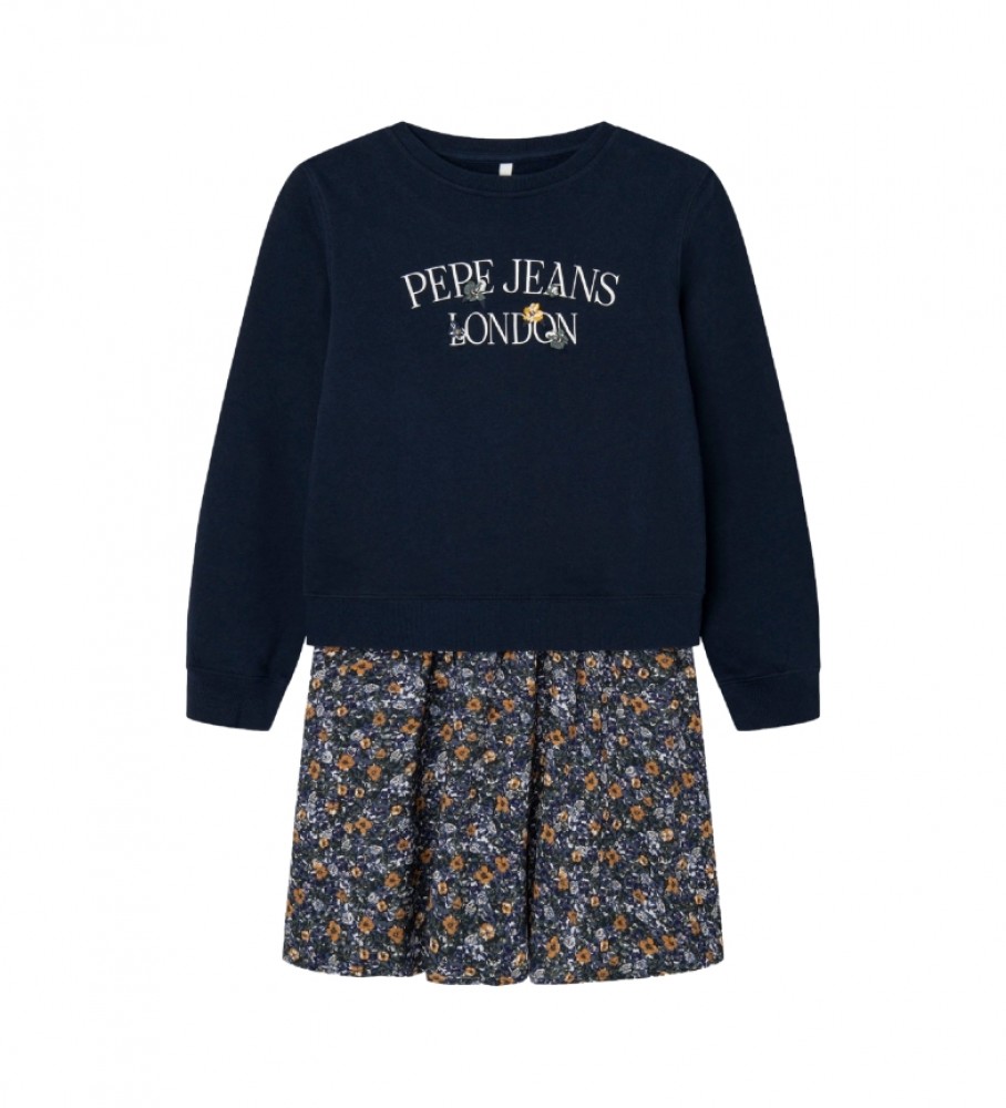 Vestido Tessa azul-marinho da Pepe Jeans