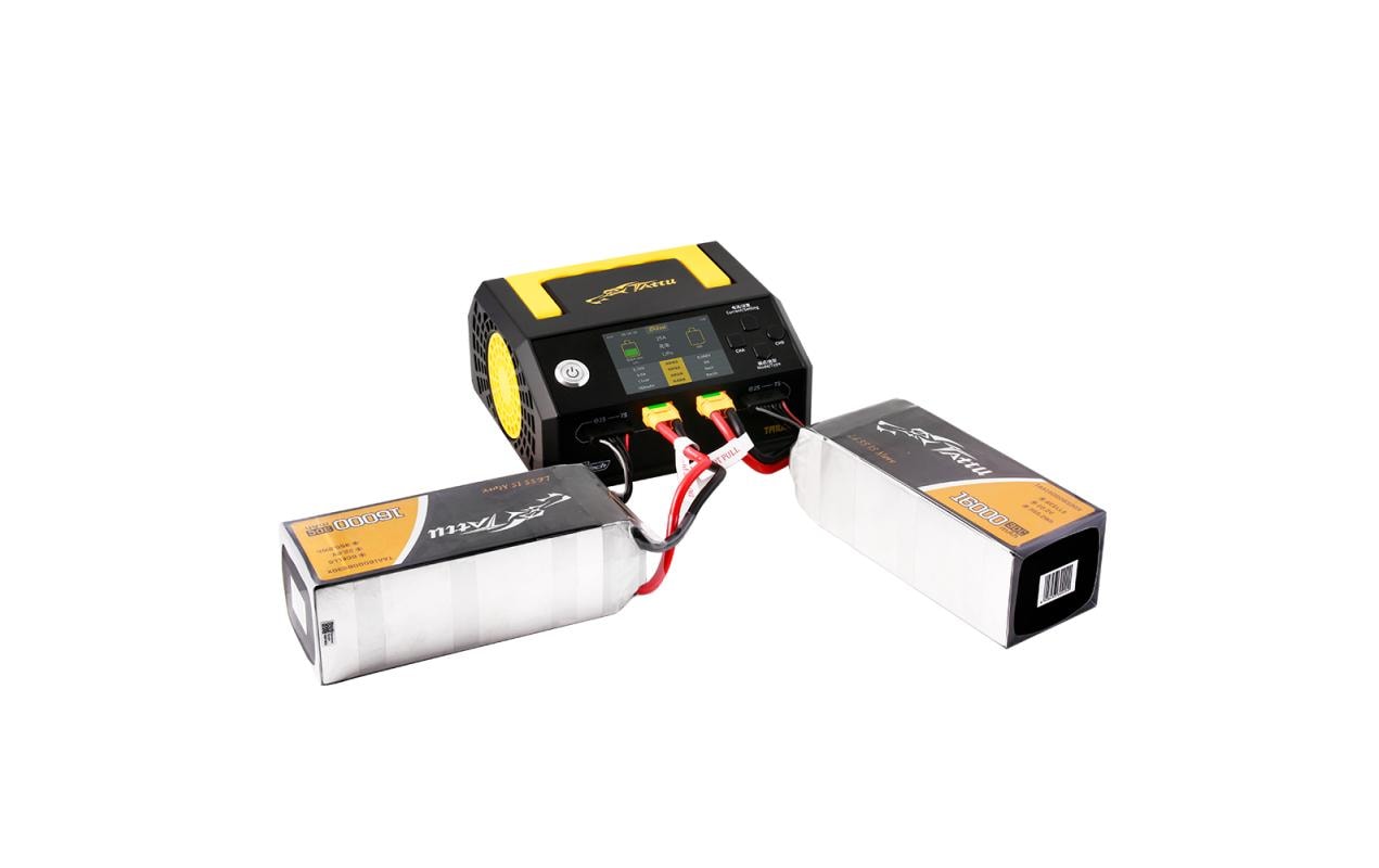 Dual-Ladegerät TA1000 2x 500W 1-7S, G-Tech<br>Universelles AC Ladegerät für 1-7S LiPo Akkus