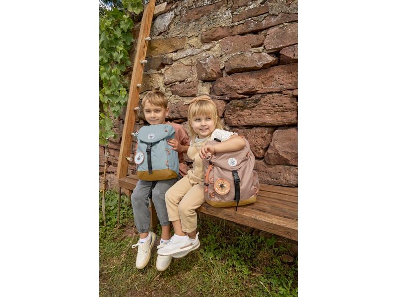 Lässig Rucksack Mini Backpack Outdoor Nature Haselnuss Wasserabweisender Kinderrucksack mit gepolsterten Schultergurten
