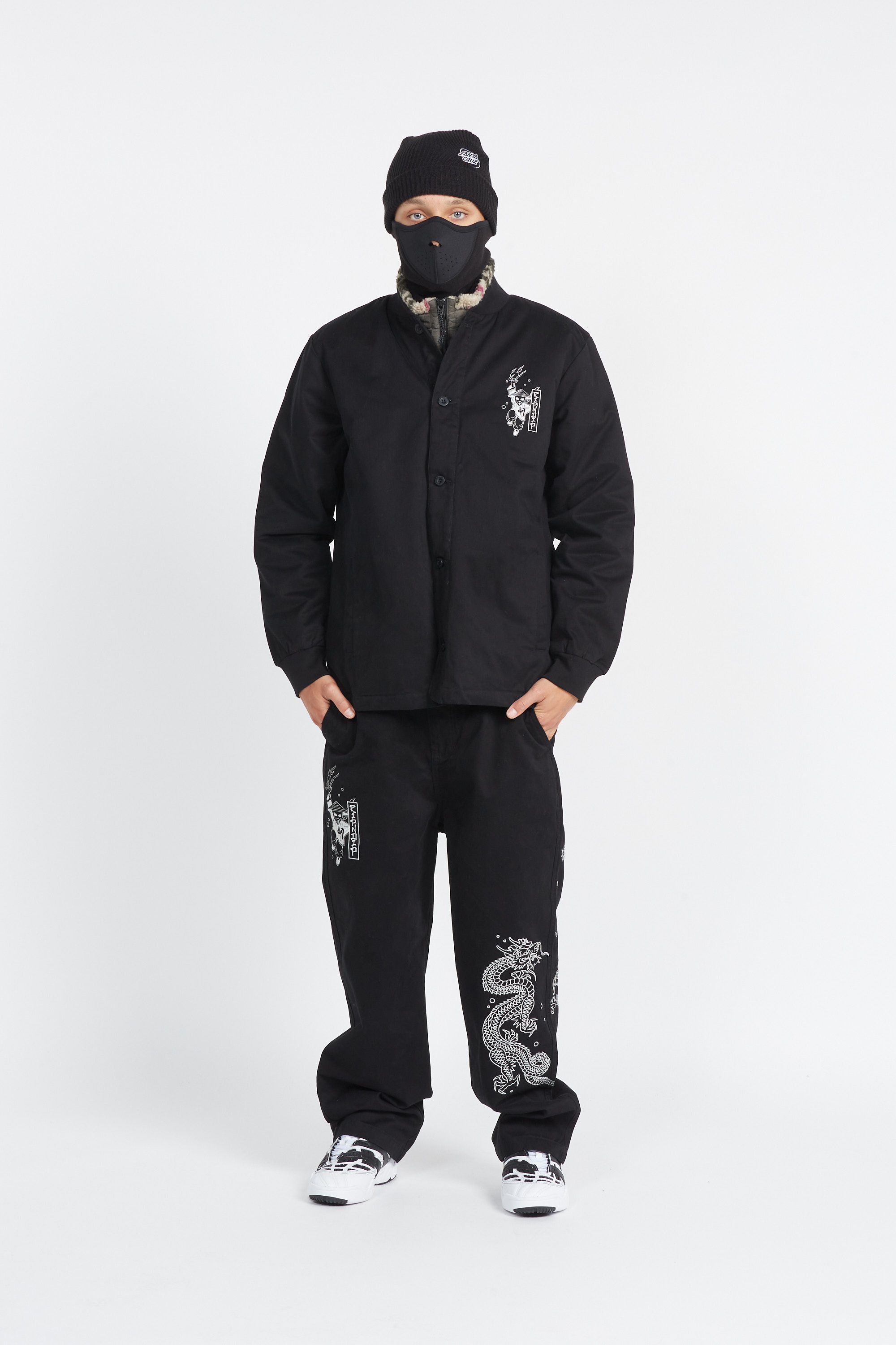 RIPNDIP Bomber Ryu Bomber Jacket Noir