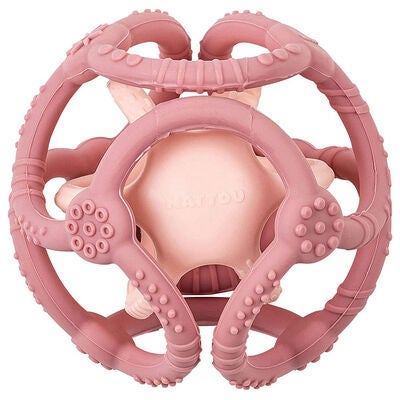 Nattou Soft Silicone Aktivitetsball, Rosa