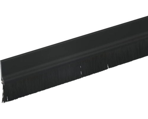 Standaard zwarte deurrubber 1 m x 46 mm
