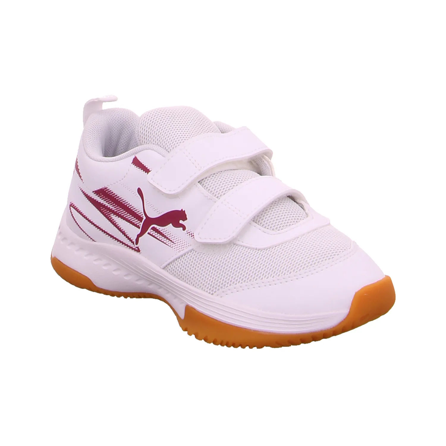 PUMA Kinder Indoor Weiss Synthetik