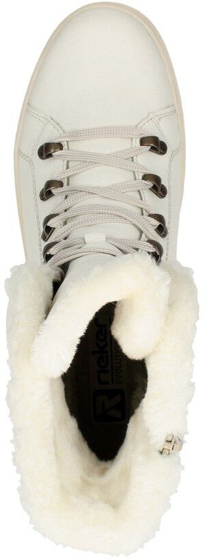 Rieker Veterschoenen Hoog gebroken wit