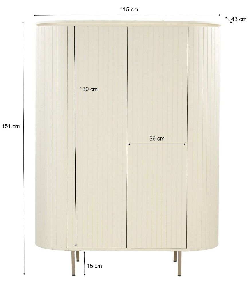 Bergkast Patou B115 x D43 x H151 cm