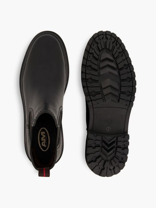 AM SHOE Chelsea Boot Schwarz