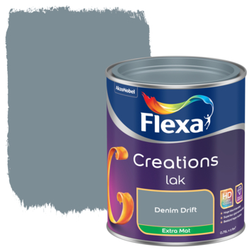 Flexa Creations binnenlak extra mat denim drift 750 ml