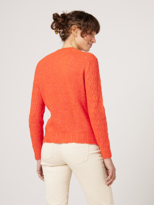 Pull avec détails losanges